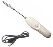 Multifunctional Electric Vegetable Corer Replaceable Portable Seafood Descaler Anti-rust Rotating Cutter with 2 Different Blades