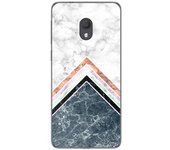 Tumundosmartphone Funda Gel Tpu para Alcatel 1C 2019 diseño Mármol 05 Dibujos