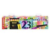 Peana de Marcadores Fluorescentes Stabilo Boss Original/ 23 Unidades/ Colores Surtidos