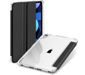 ZOYU for iPad Air 4/5th Gen Crystal Clear Back Case 2022, For iPad 10 10.9 Pro 11 12.9 inch 10.2 mini 6 with Pencil Holder Cover