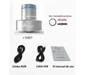Adin 26w Vibration Bluetooth Speaker Wireless Music Soundbar Subwoofer Neighbor Column Portable Mini Vibro Resonance Speakers