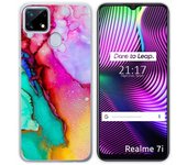 Tumundosmartphone Funda Gel TPU Personalizada Realme 7i/narzo 30A Diseño Mármol 15 Dibujos