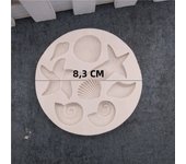3D Ocean Themed Silicone Mold, Conch And Starfish Biological Baking Mold Used For DlY Cake Decoration Tool, Chocolate Candy