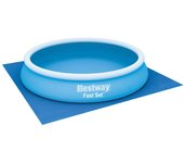 Bestway Cubierta de Suelo para Piscina Flowclear Casa Hogar Jardín Dimensiones 335 x 335 cm, 396 x 396 cm, 488 x 488 cm
