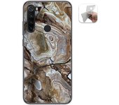 Tumundosmartphone Funda Gel Tpu para Xiaomi Redmi Note 8T diseño Mármol 14 Dibujos
