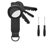 Key Organizer, Compact Keyholder, Anti-Lost Metal Keychain with Airtag Case, Compatible with Apple AirTag Finder Tracker, Alumin