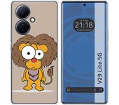 Funda Silicona para Vivo V29 Lite 5G diseño Leon Dibujos