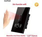 Cerhot EU Tuya WiFi Smart Switch Wave Senssor Move WiFi Switch Infection light Switch No Need Touch IR Motion Activated Switches