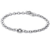 PANDORA Pulsera de anillo con pavé vanguardista de la serie New Classic
