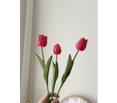 Tulip imitation flower home decoration decoration floral art bedroom decoration immortal bouquet