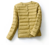 2024 New European Women Spring Autumn Light Duck Down Fabric Lightweight Coat Female Windbreaker Parka Down Jackets Plus Coats