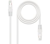 Cable red latiguillorj45cat.6utpawg24,3m blanco nanocable