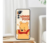 Disney Winnie Bear For Xiaomi Redmi Note 12 12S Turbo 11 11T 11S 10 10S 9 8 8T 7 Pro Plus 5G Black Phone Case Cover