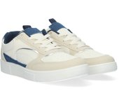 Davinia Shoes Zapatillas Deportivas Casual de mujer con Detalles de diferentes materiales, cierre de cordones, Perfectas para el Dia a Dia. Shoes&Blues.es WNH-215-Beige