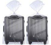 Paquete de 2 bolsas de almacenamiento transparentes extragrandes de 100 x 152 cm, duraderas y adecuadas para edredones, maletas y juguetes.