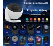 12 in 1 Projector Galaxy Projector Starry Sky Night Lamp LED Novelty Light for Planetarium Home Decor Children's Birthday Gift