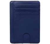 Slim Blocking Leather Wallet Credit ID Card Holder Purse Money Case Cover Anti Theft For Men Women Men Fashion Bags 8 Slot