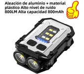 MINI USB Rechargeable LED Flashlight Portable Tail magnet flashlight Super Bright Camping Lantern Side COB emergency light