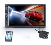 Car Radio 2 din 7" HD Autoradio MP5 Bluetooth HD Touch Screen Stereo 12V FM ISO Power Aux Input SD USB With / Without Camera