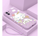 Cinnamoroll Lanyard Phone Case For Xiaomi Redmi Note 12 11 11E 10A 11T 10 10T 10S 9T 9 8 7 Pro Plus 10A 9T 4G 5G Silicone