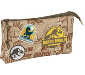 Portatodo Triple Jurassic World 22X12X3Cm (Safta 812463744)
