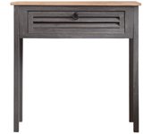 Rebecca Escorio Muebles Consolas 1 Cajon Madera Azul Azure Natural 75x75x30,5