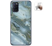 Tumundosmartphone Funda Gel Tpu para Oppo A52 / Oppo A72 diseño Mármol 09 Dibujos
