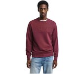 Sudadera Gant Embossed C-Neck Sweat