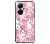 Funda Silicona Antigolpes para Vivo V29 Lite 5G diseño Flores 07 Dibujos