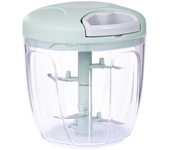 Picadora de carne Manual de 900ML, picadora de ajo giratoria, trituradora de ajo, verduras, cebolla, cortador de Chile, trituradora, accesorios de cocina