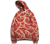 Food Fruit Watermelon Pineapple Banana Cucumber Printed Men Women 3D Hoodies Plus Size S-6XL Hooded Sweatshirts Fashion Pullove