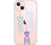 Funda compatible con iPhone 13 - Atrapasuenos corazones