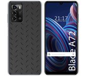 Funda Silicona para ZTE Blade A72 diseño Metal Dibujos