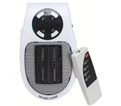 Calentador eléctrico inteligente de pared, calentador pequeño portátil con termostato ajustable y temporizador, 500W