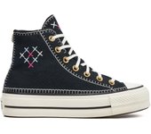 Zapatillas marca Converse modelo A08731C para mujer en color negro