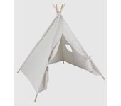 Cabaña infantil tela blanca Tipi     -EkilikuaHome