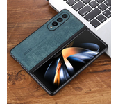 3D Embossing Case for Samsung Galaxy Z Fold 5 4 3 Fold5 Fold4 5G Cover Soft Matte Leather Full Camera Protect Shell Fundas Coque