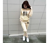 Women's Running Suit Casual Jogging Suit Hoodie + Sweatpants Two Piece Sweatshirt Set Women's Sports Suit