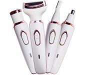 Nueva depiladora multifuncional recargable para mujer, afeitadora eléctrica, depiladora de vello nasal, recortadora de cejas, set para partes íntimas