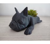 Maceta con forma de perro Bulldog Francés- Decoración para el hogar y jardín - 3DRoots