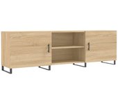 vidaXL Mueble de TV madera de ingeniería 150x30x50 cm, Mueble de Salon, Mueble TV, Mueble TV salon, Mesa de TV, Mueble tele