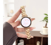 18mm 20mm 22mm Stainless Steel Women Band for Huawei GT4 GT5 41mm 46mm Metal Strap for Samsung Galaxy Watch 7/6/5/4 40mm 44mm FE