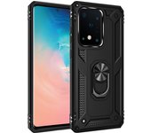 Shockproof Armor for Samsung Galaxy S20 FE S10 S10E S9 S8 S7 Ultra Plus 5G Ring Stand Bumper Silicone Phone Back Cover