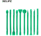 RELIFE RL-049C 10 IN 1 Multifunctional Disassembly Tool Set for Dismantling Mobile Phones High Hardness Bilateral Crowbar Kit