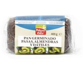 PACK 4 UDS. - Pan de Trigo Germinado Pasas Almendras y Datiles Eco Vegan 400g La Finestra Sul Cielo
