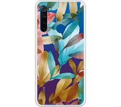 Funda compatible con Xiaomi Redmi Note 8T - Flores Acuarela