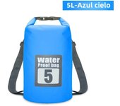 5L/10L/15L/20L/30L PVC Waterproof Dry Bag Outdoor Diving Foldable Storage Beach Swimming Bag Rafting River Ocean Backpack