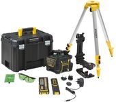 Stanley Nivel láser rotativo 600m - Verde - Batería de litio recargable