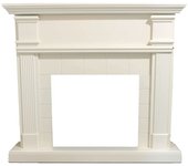 Marco De Chimenea Caldera Blanco Sen Fabricado En Europa Para Chimenea Electrica Vulcano De 60 Cm o Quemador Ispica De 75 Cm Dyseno Clásico Atemporal