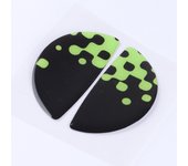2Pcs For MINI Cooper R55 R56 R58 R59 R60 R61 F54 F55 F56 F60 Car Door Wrist Handles Anti Scratches 3D Stereo Protective Sticker